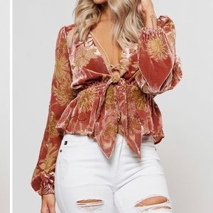 Velvet Date night top!